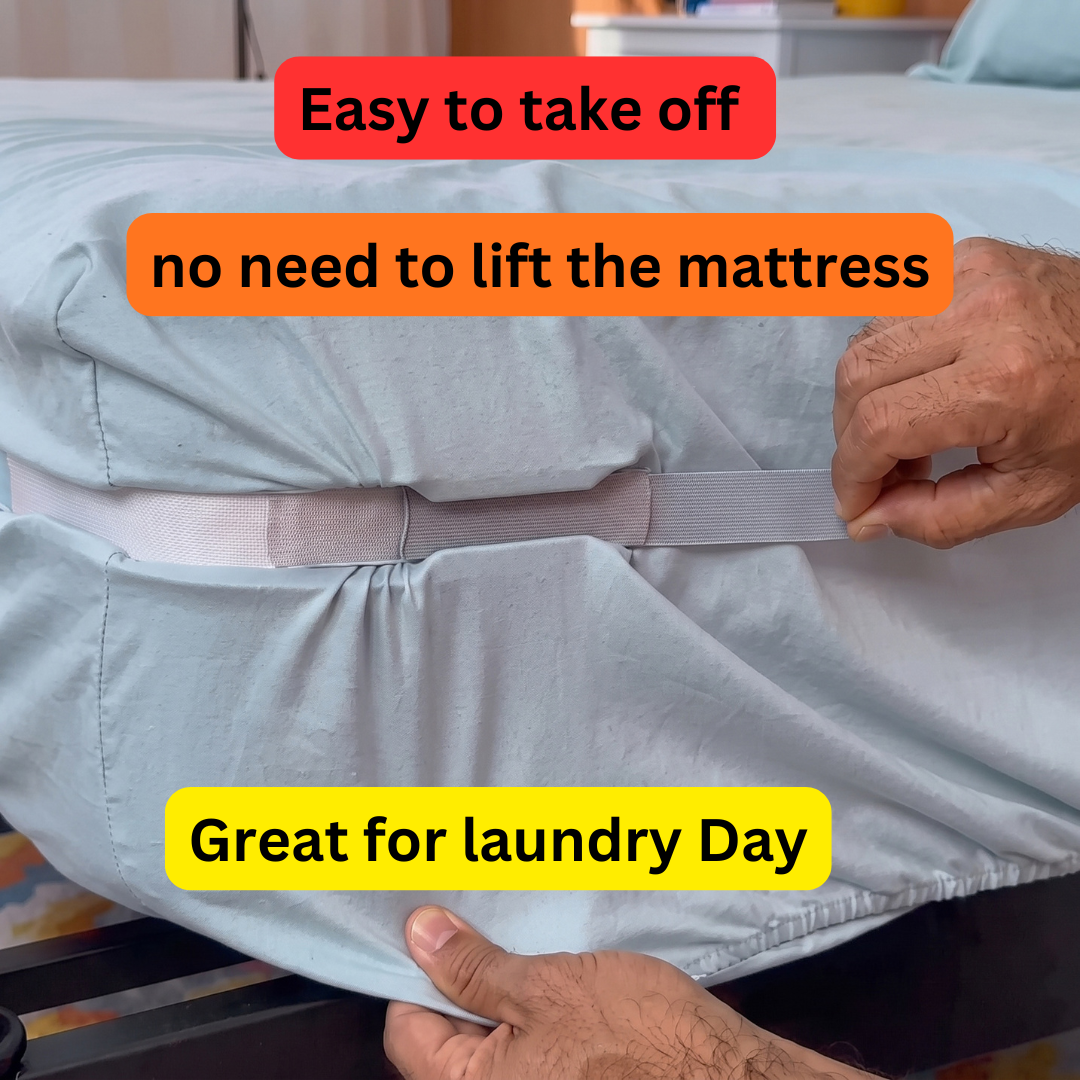 4 Bed Sheet Clips with the SnapLock™ Sheet System