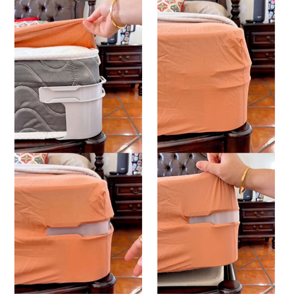 4 Bed Sheet Clips with the SnapLock™ Sheet System